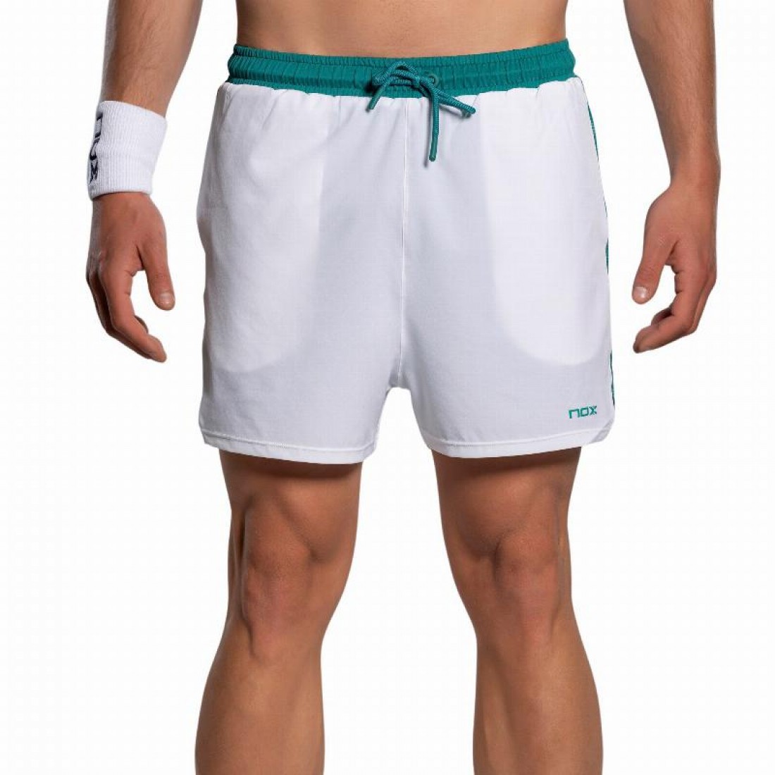 Pantaloncini Nox Pro Bianco Verde Ivy
