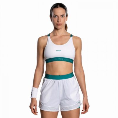 Top Nox Pro Bianco Verde Ivy Donna