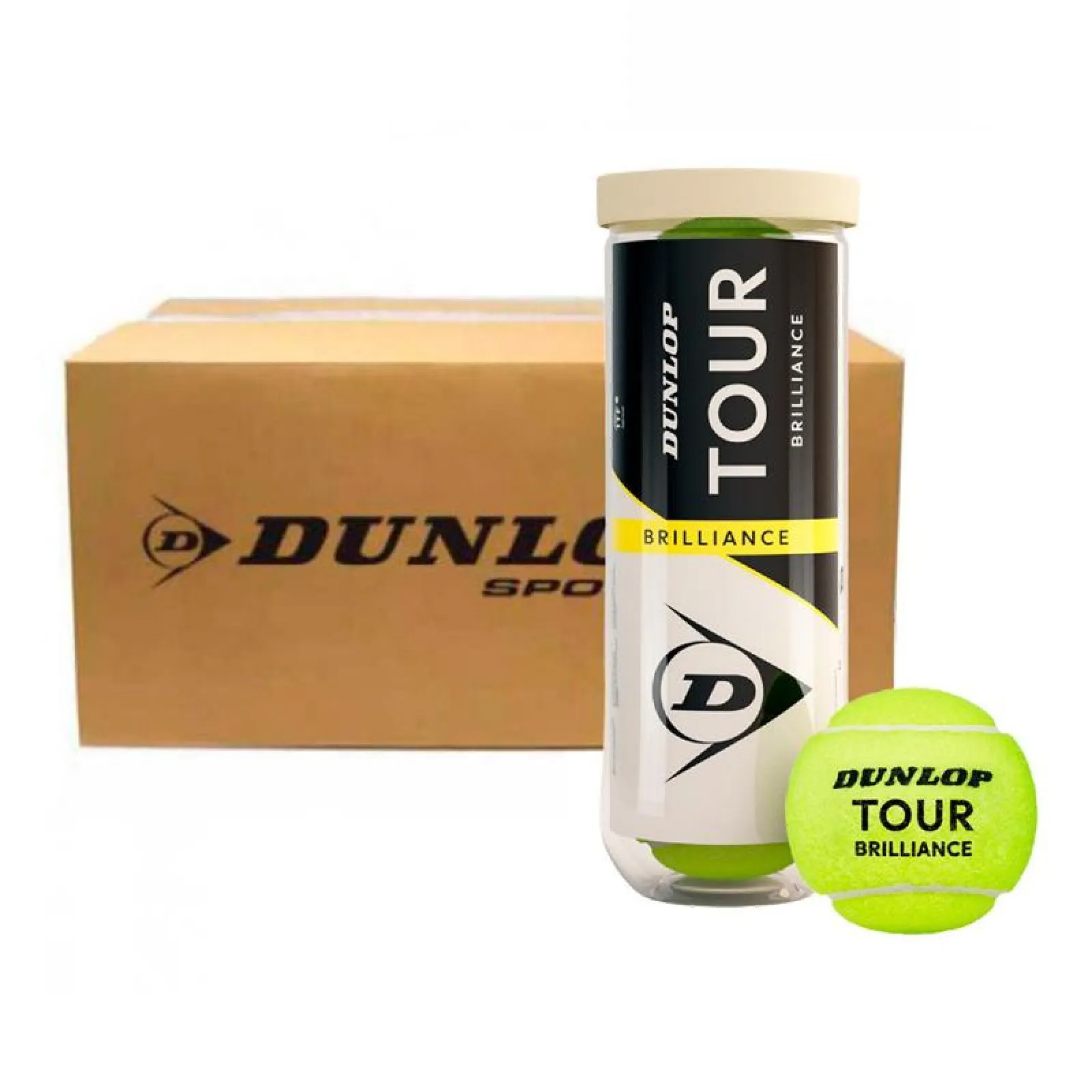 Box Palline Dunlop Tour Brillance (24 X 3)