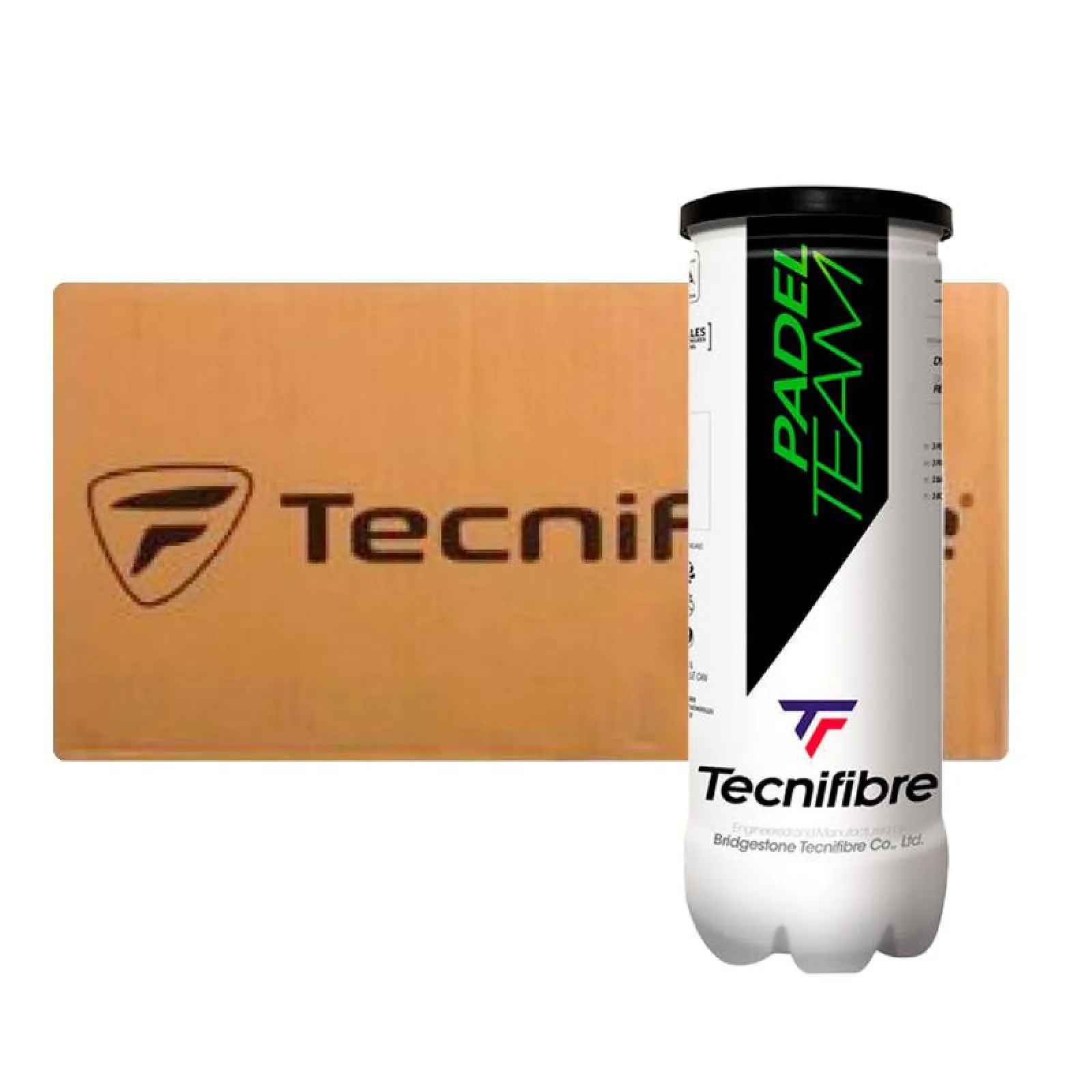 Box Palline Tecnifibre Padel Team (24 X 3)