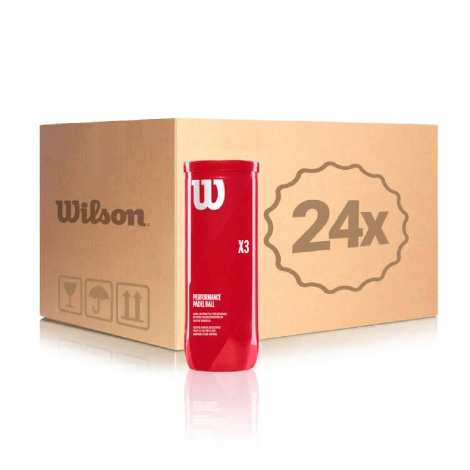 Box Palline Wilson Padel X3 (24 X 3)