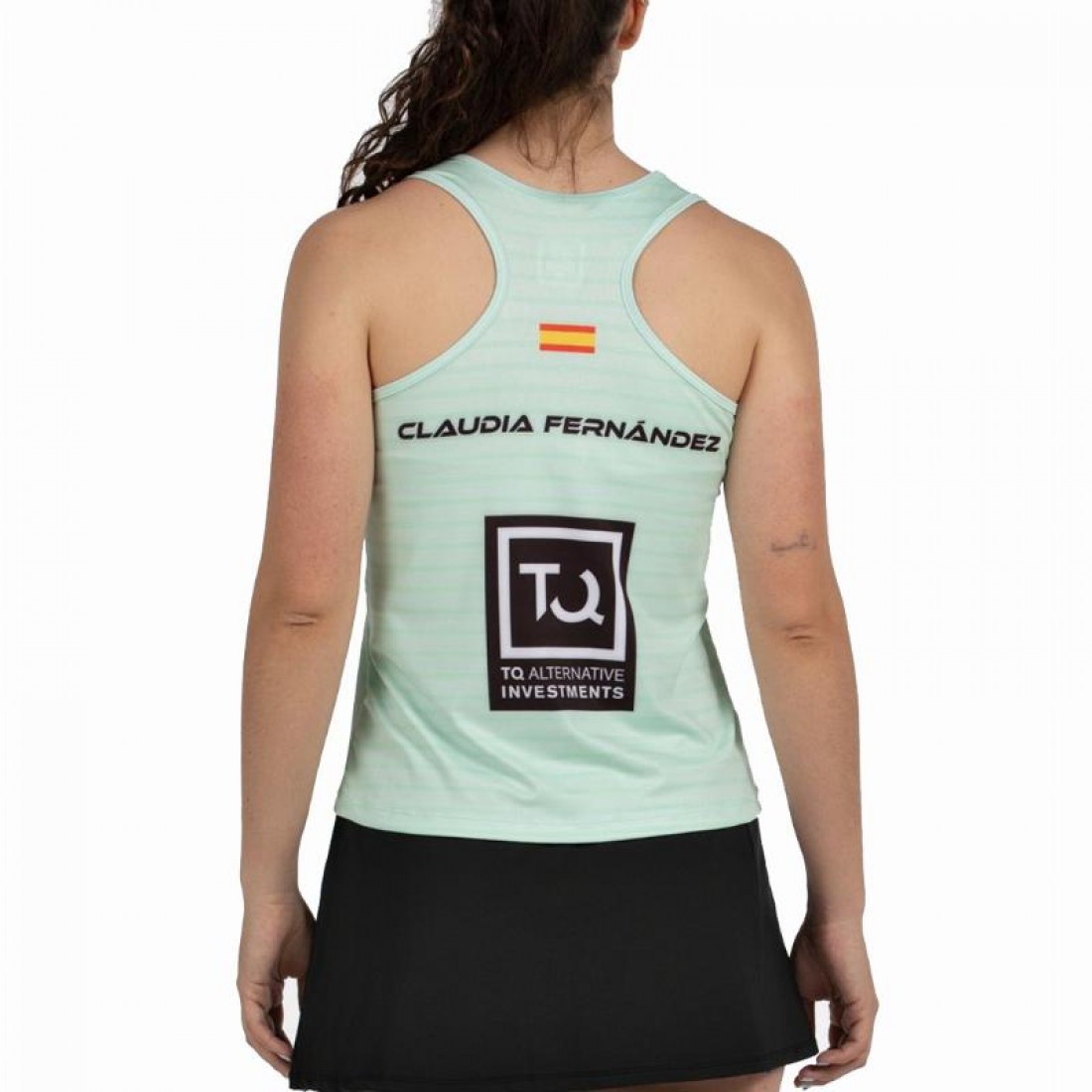 Canotta Bullpadel Claudia Fernandez Premier Padel Adies Verde - immagine 2