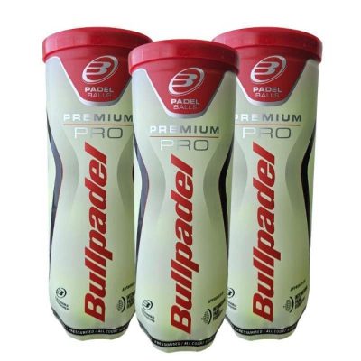 Tre Tubi Palline Da Padel Bullpadel Premium Pro