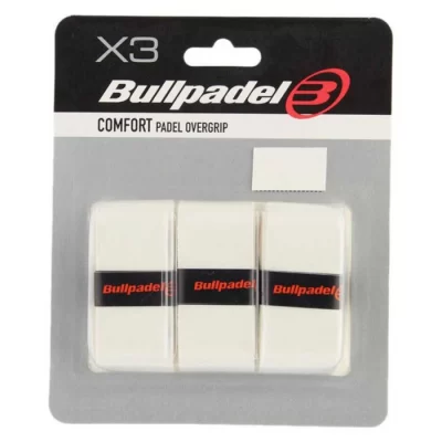 Bullpadel 3 Overgrip Comfort Bianco