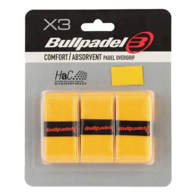 Bullpadel 3 Overgrip Perforati Giallo