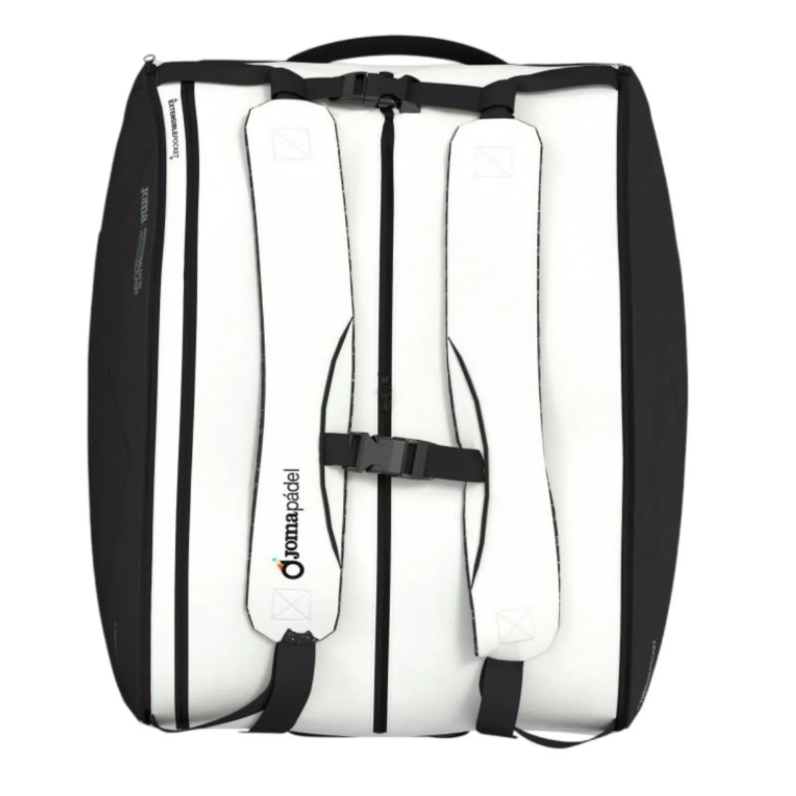 Porta racchette Joma Padel Nero Bianco - immagine 2