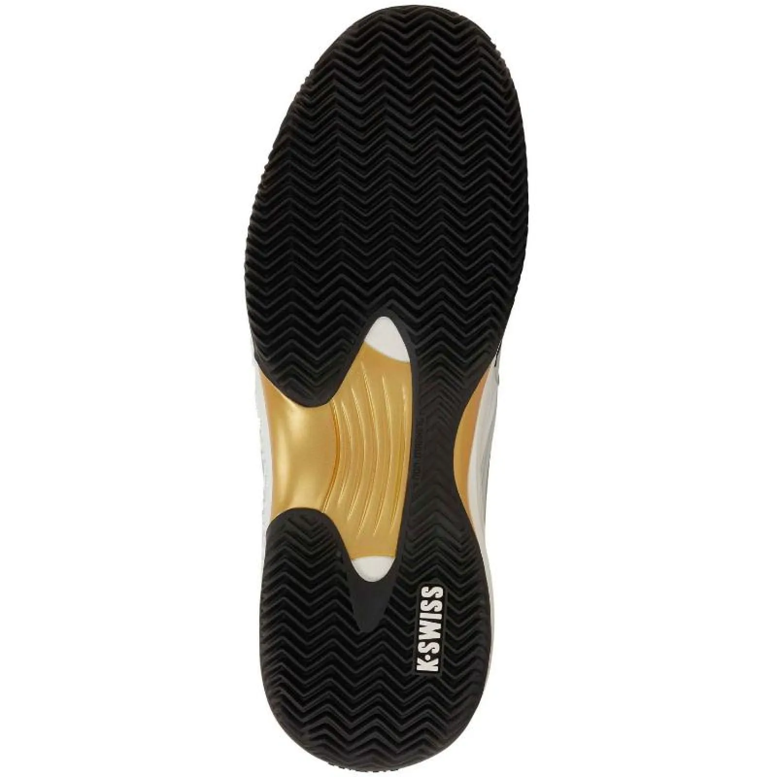 Scarpe Kswiss Hypercourt Express 3 Clay Bianco Oro - immagine 2