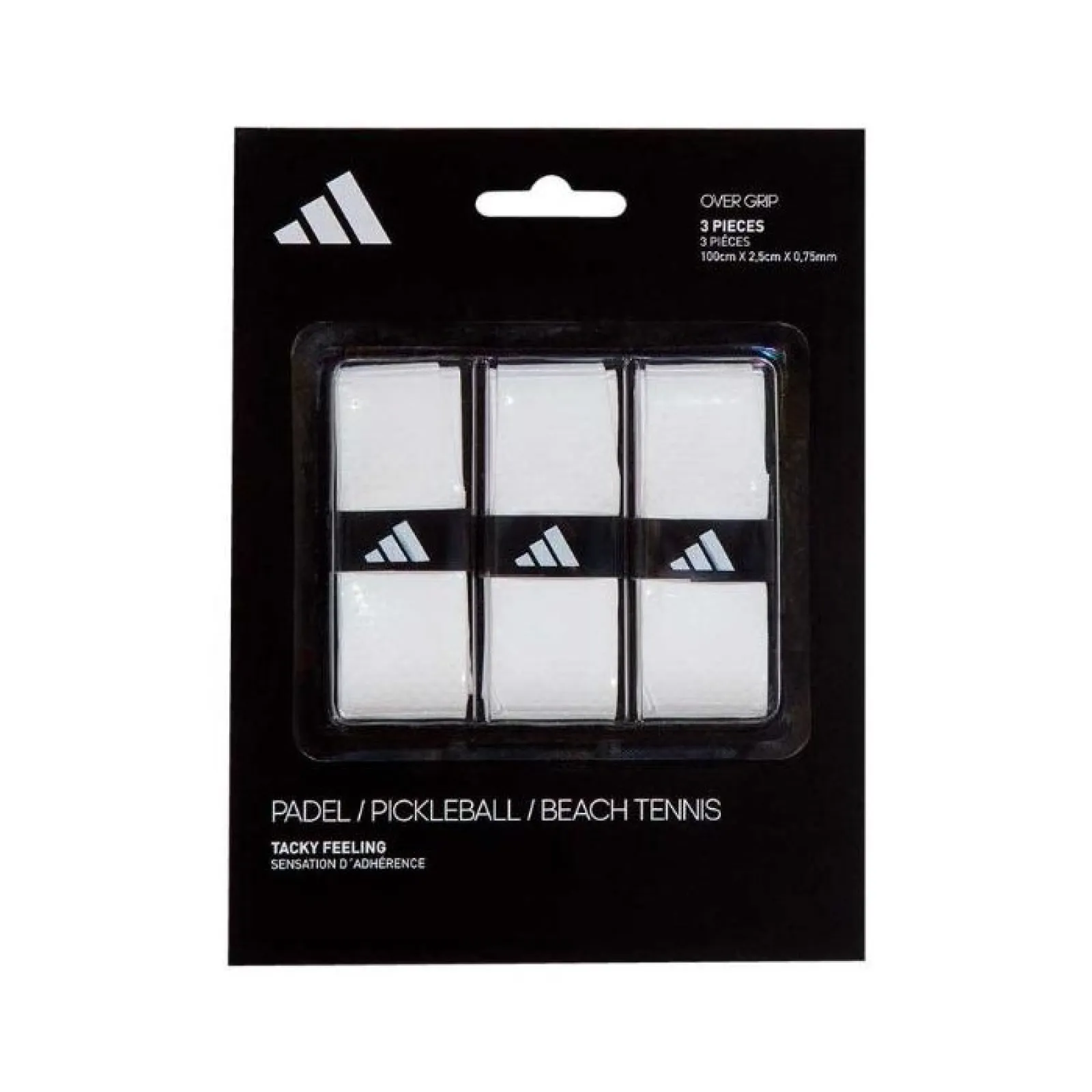 Confezione da 3 Overgrip Adidas Bianchi