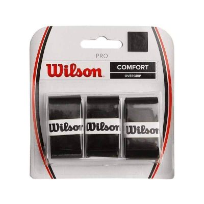 Confezione Da 3 Overgrip Wilson Pro Neri