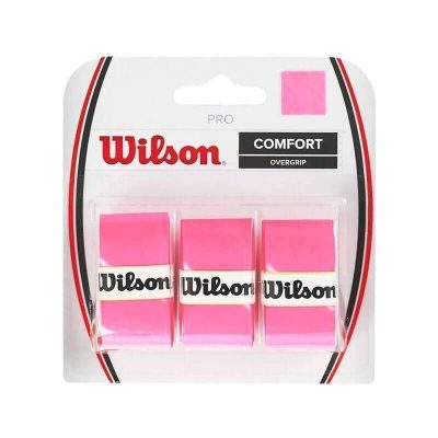 Confezione Da 3 Overgrip Wilson Pro Rosa