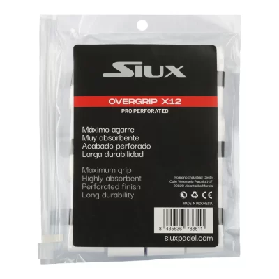 Siux 12 Overgrip Pro Perforati Bianchi