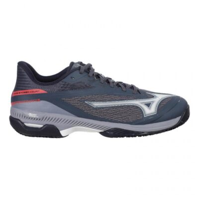 Scarpe Mizuno Wave Exceed Court Clay Grigio