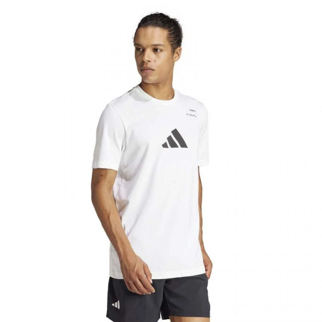 Maglietta Adidas Tennis Category Graphic Bianco - immagine 3