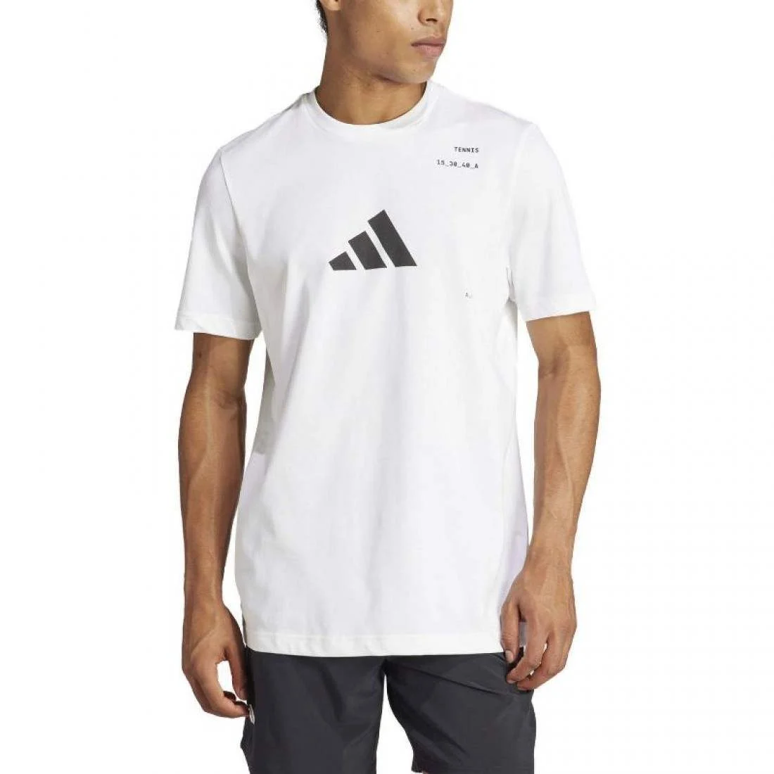 Maglietta Adidas Tennis Category Graphic Bianco - immagine 4