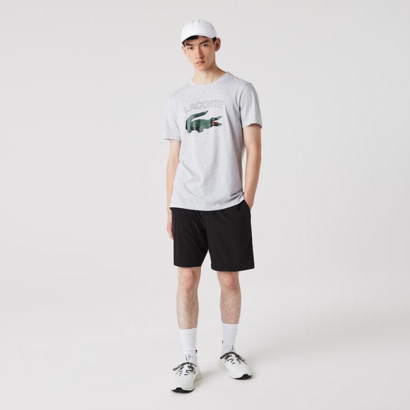Maglietta Lacoste Sport Grigia - immagine 3
