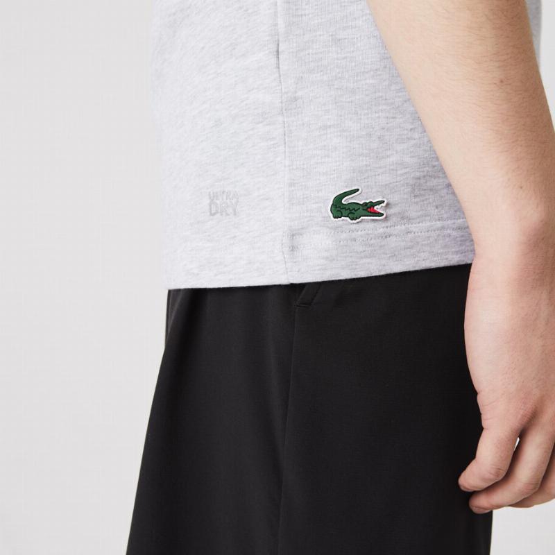 Maglietta Lacoste Sport Grigia - immagine 6