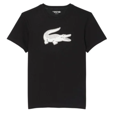 Maglietta Lacoste Sport Nero Bianco