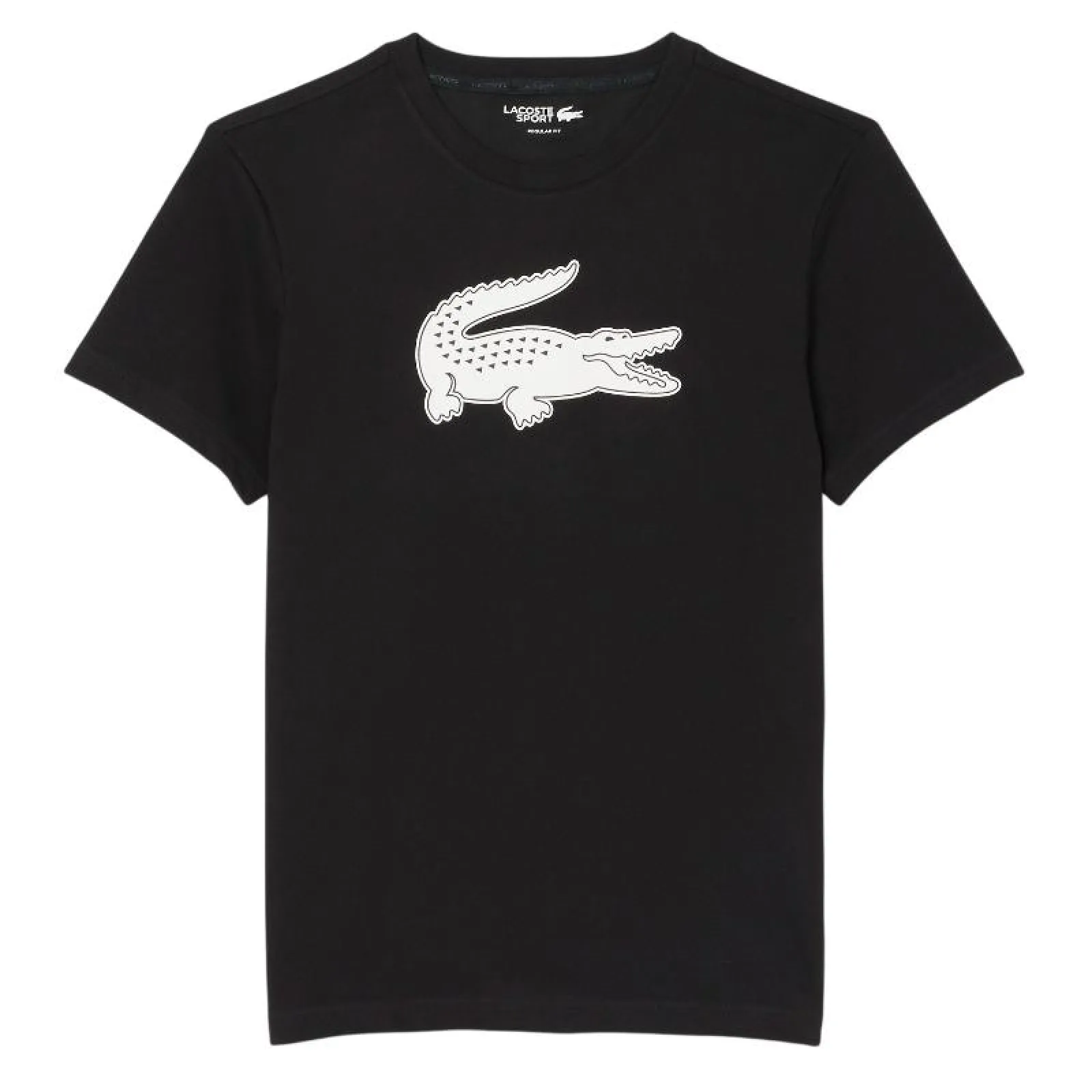 Maglietta Lacoste Sport Nero Bianco
