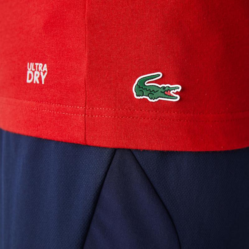 Maglietta Lacoste Sport Rossa - immagine 4