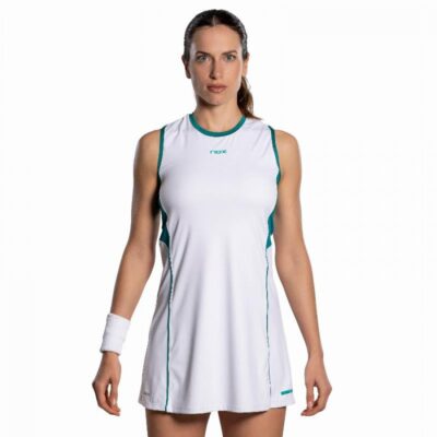 Vestito Nox Pro Bianco Verde Ivy Donna