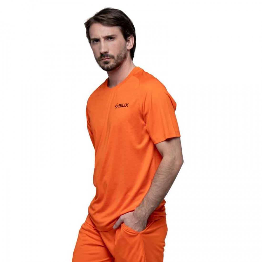 Maglietta Siux Club 26 Arancione - immagine 4