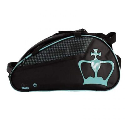 Porta Racchette Black Crown Thunder Nero Turchese