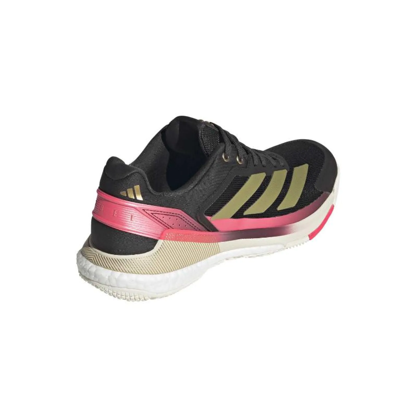 Scarpe Adidas Crazyquick Boost Padel Nero Oro Rosa - immagine 4