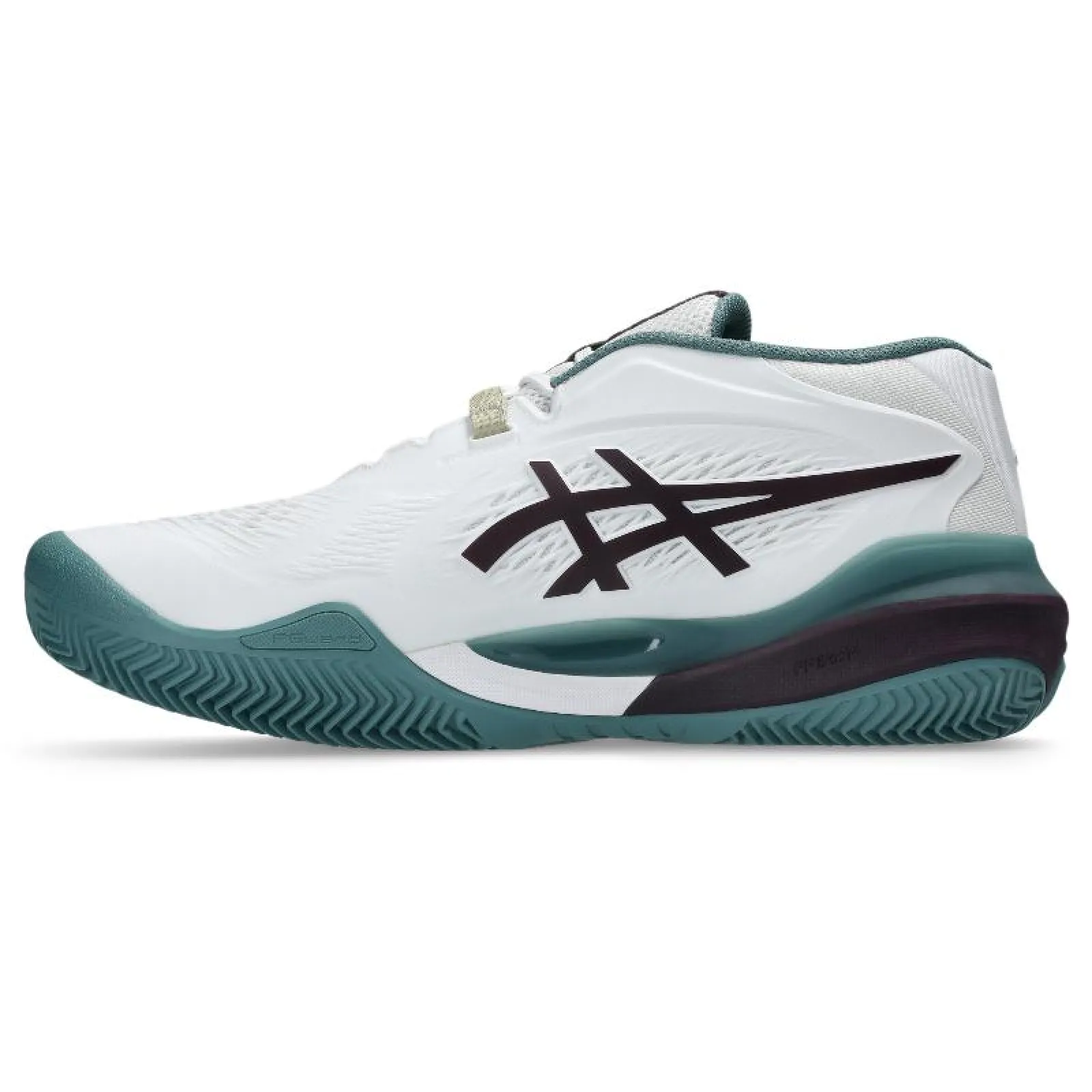 Scarpe Asics Gel Resolution X Clay Bianco Granata - immagine 3