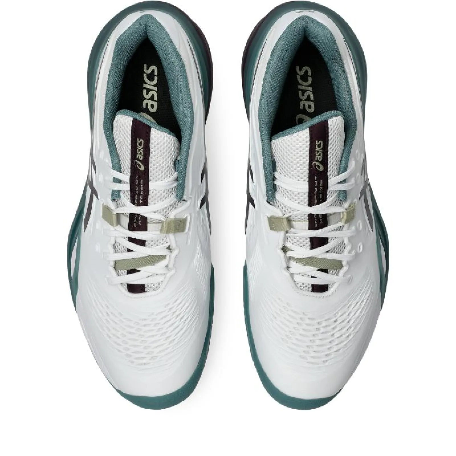 Scarpe Asics Gel Resolution X Clay Bianco Granata - immagine 4