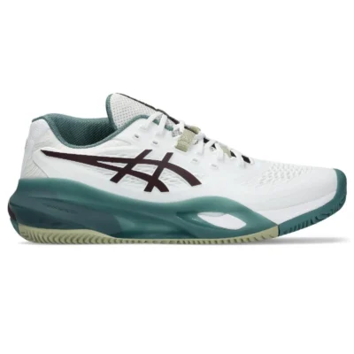 Scarpe Asics Gel Resolution X Clay Bianco Granata