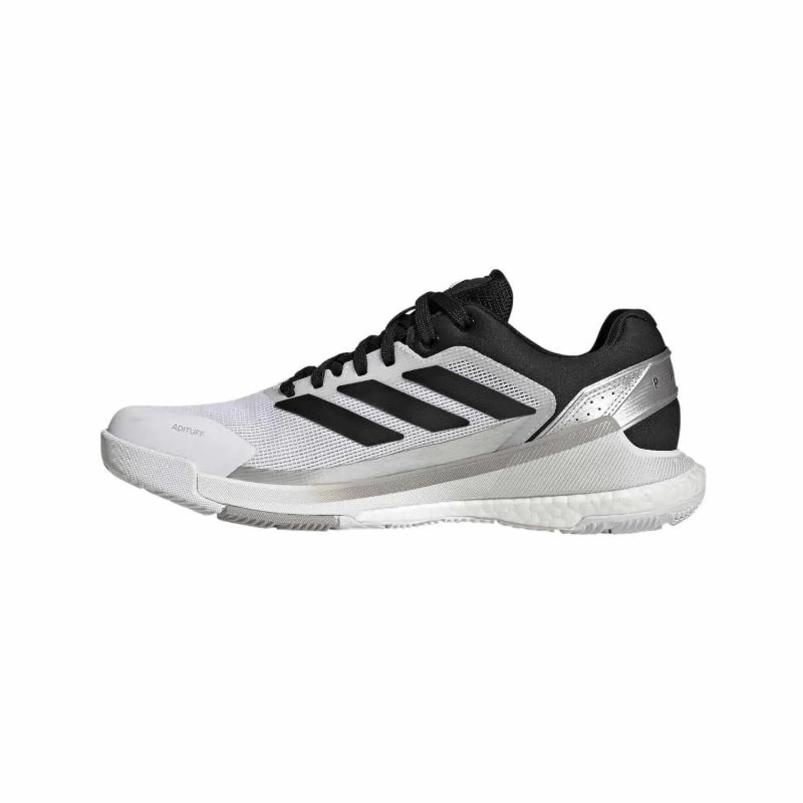 Scarpe Adidas Crazyquick Boost Padel Bianco Nero Argento - immagine 3