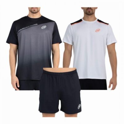 Completo Bullpadel Summit Adventure Nero + Maglietta