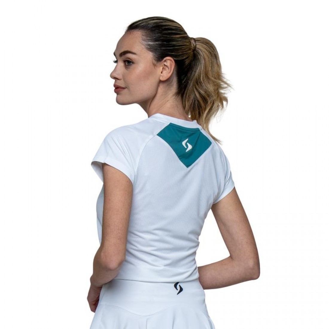 Maglietta Siux Match 26 Bianco Donna - immagine 2