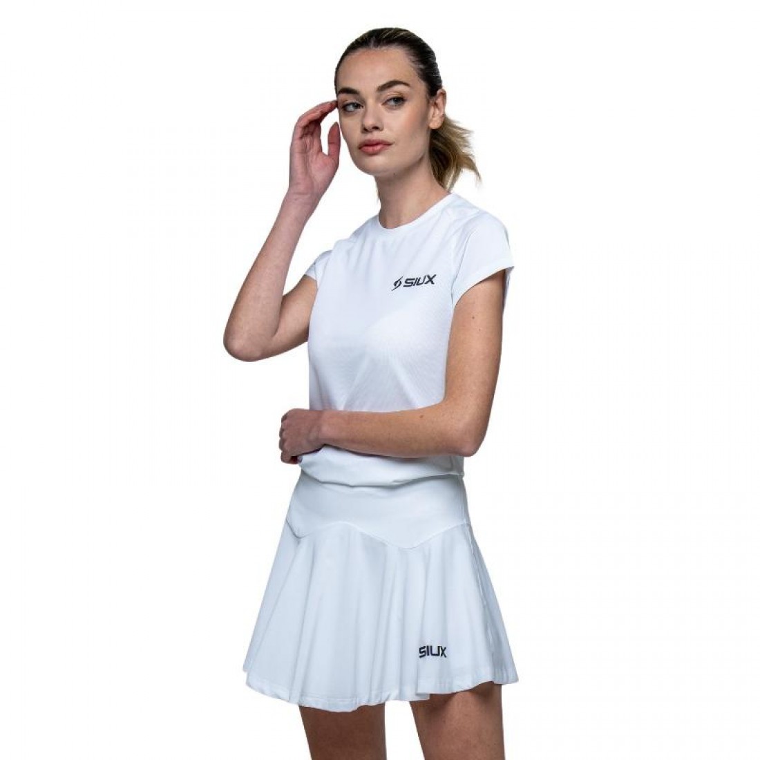 Maglietta Siux Match 26 Bianco Donna - immagine 4