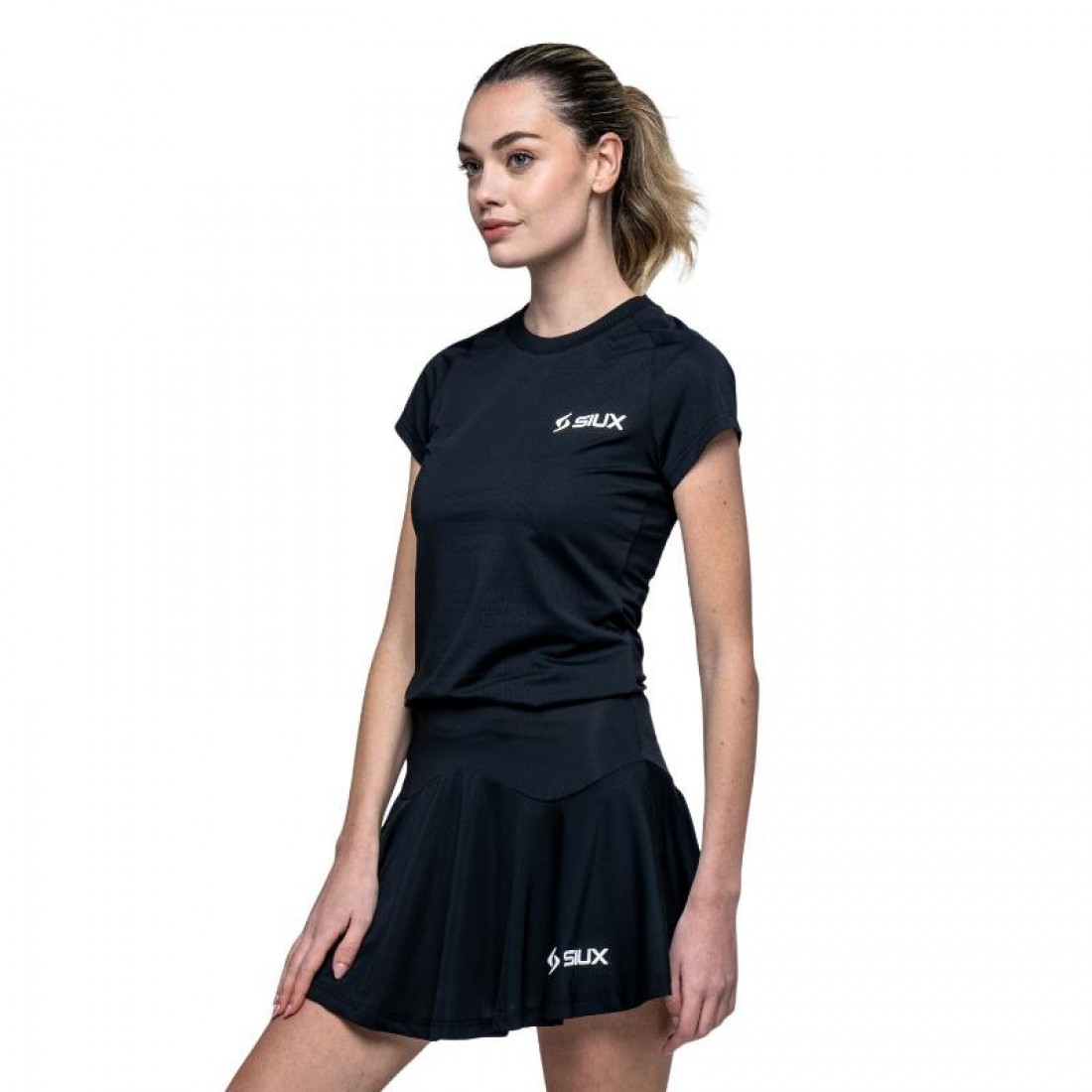 Maglietta Siux Match 26 Nero Donna - immagine 4