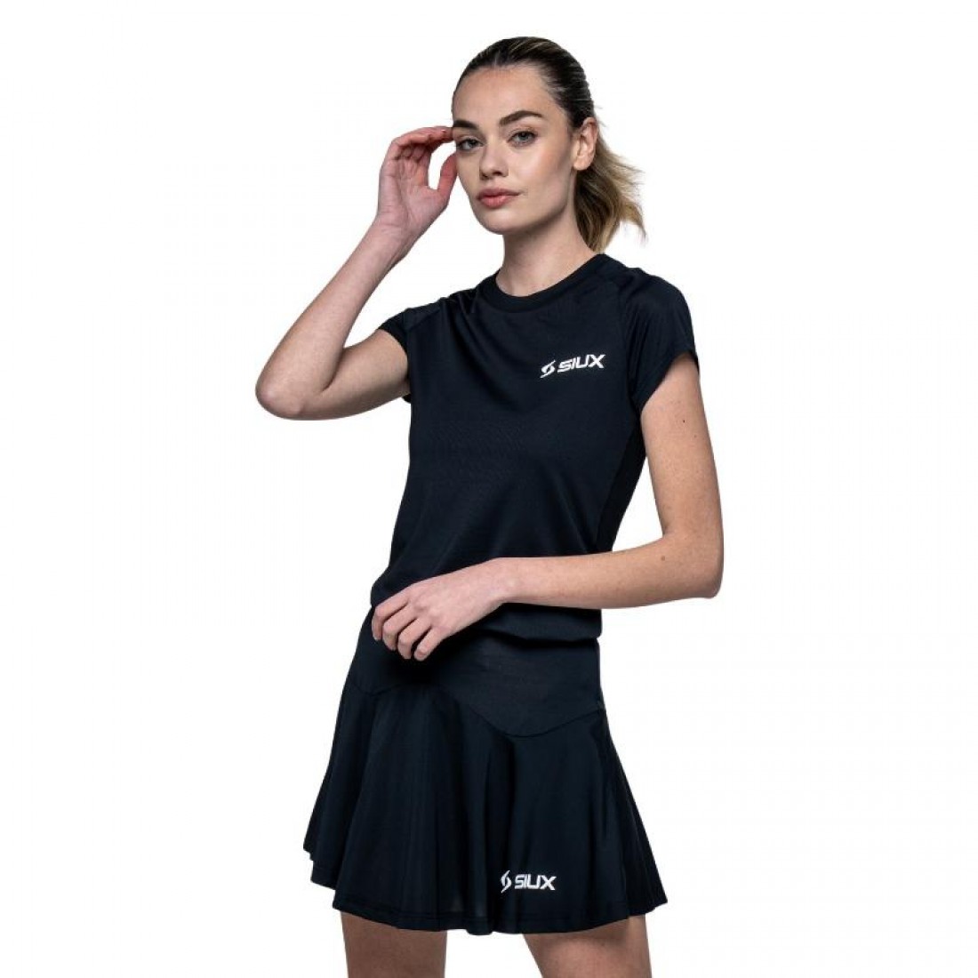 Maglietta Siux Match 26 Nero Donna - immagine 5