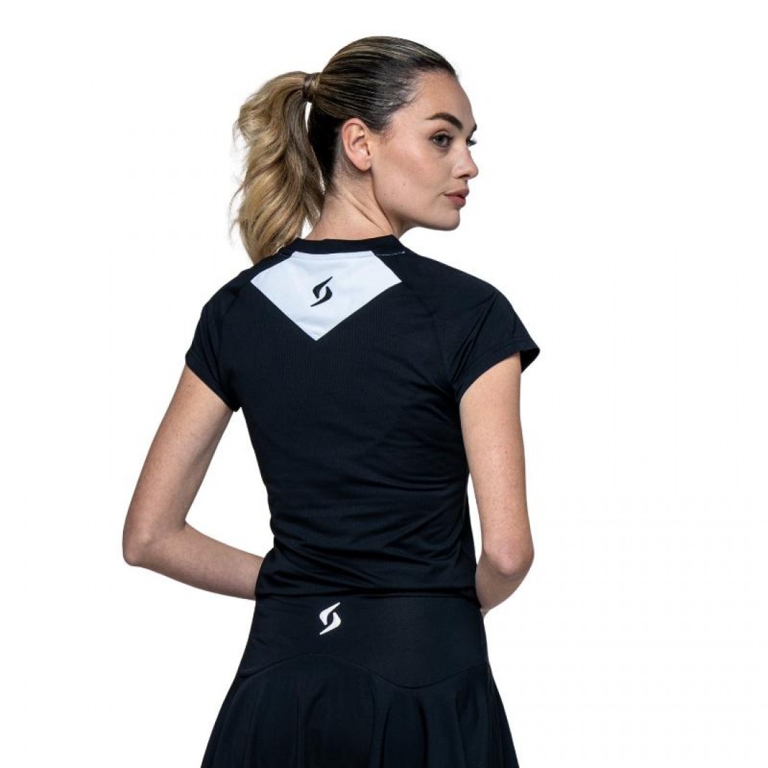 Maglietta Siux Match 26 Nero Donna - immagine 6