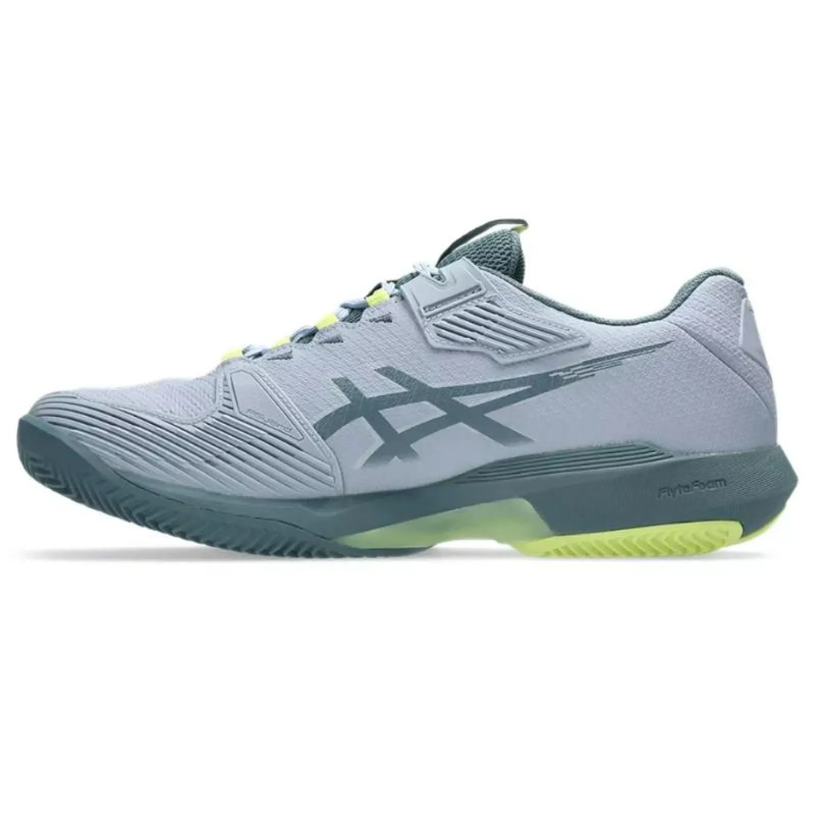 Scarpe Asics Solution Speed FF 4 Clay Grigio Verde - immagine 3