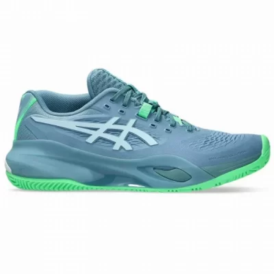 Scarpe Asics Gel Resolution X Clay Verde Grigio