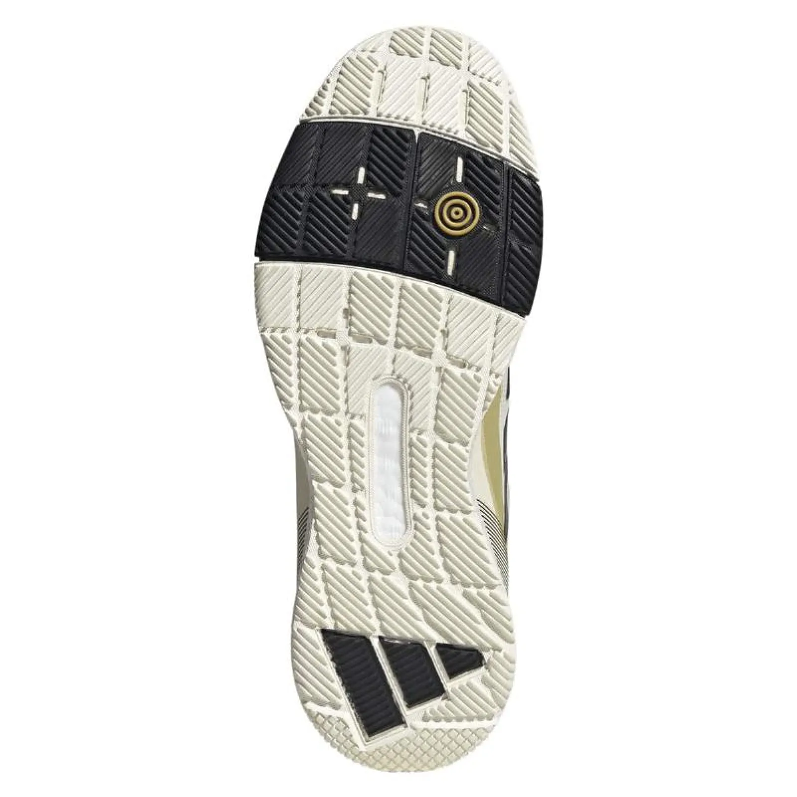 Scarpe Adidas Crazyquick Boost Padel Bianco Nero Oro - immagine 2
