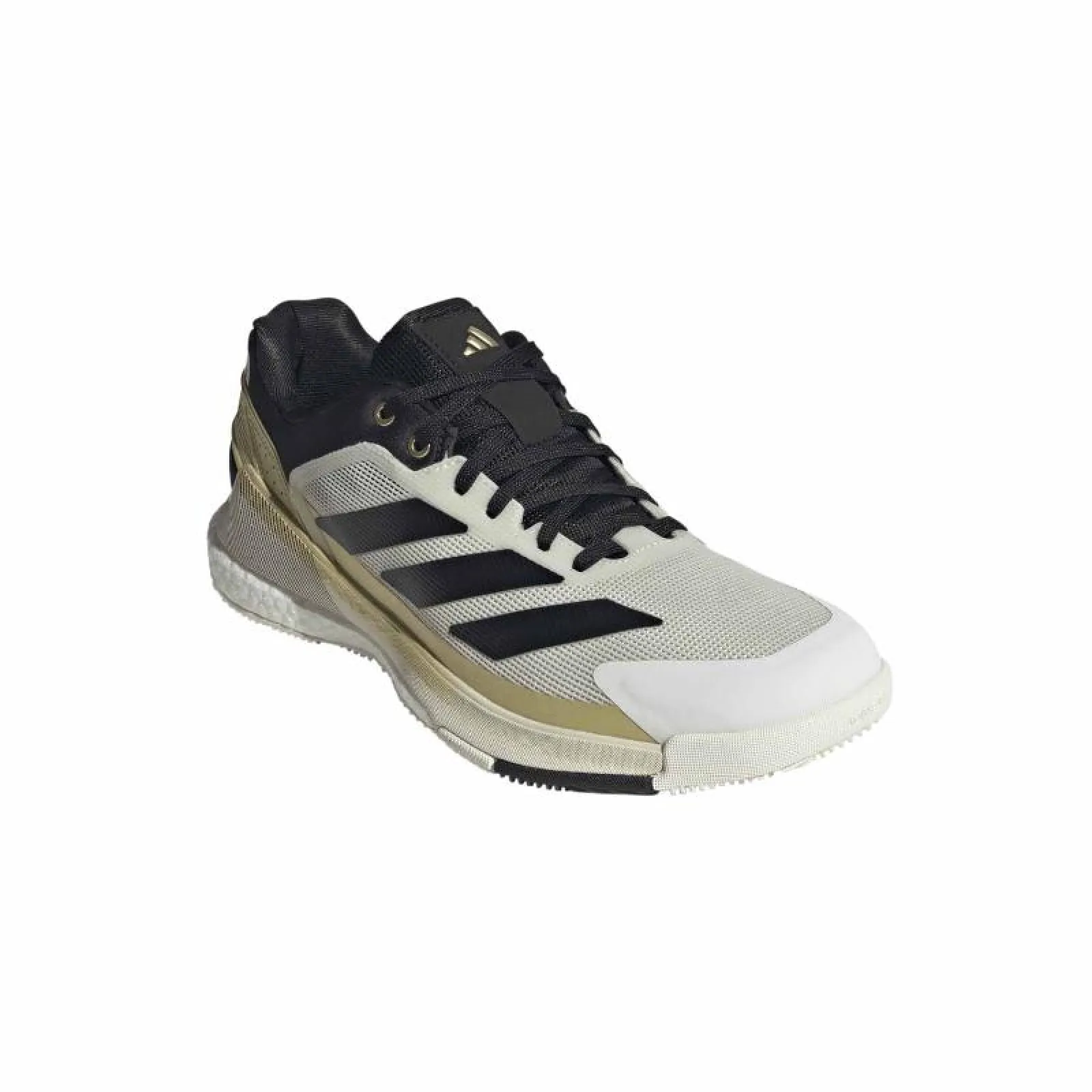 Scarpe Adidas Crazyquick Boost Padel Bianco Nero Oro - immagine 4