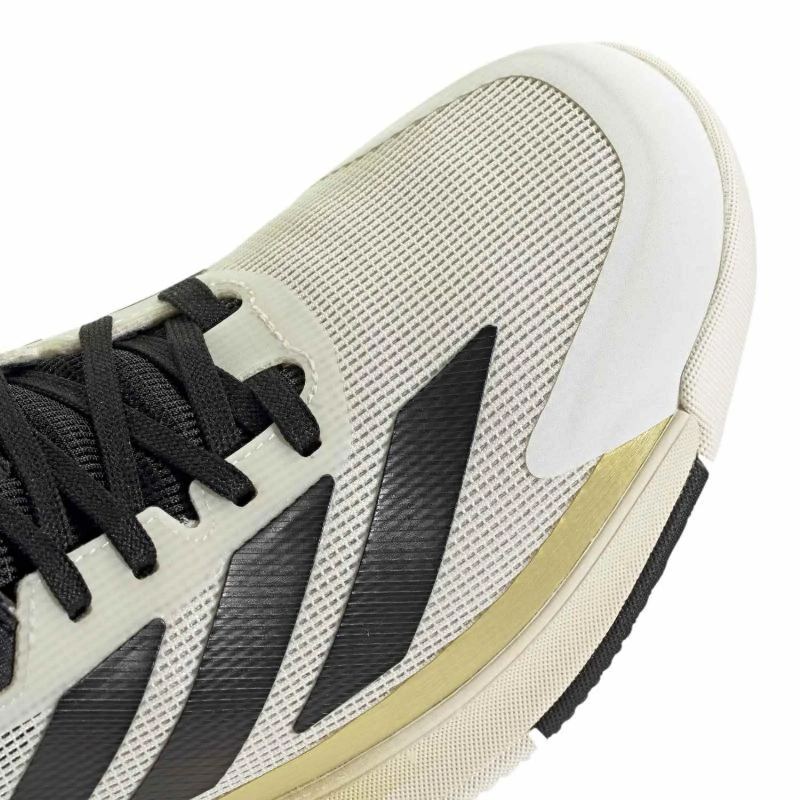 Scarpe Adidas Crazyquick Boost Padel Bianco Nero Oro - immagine 7