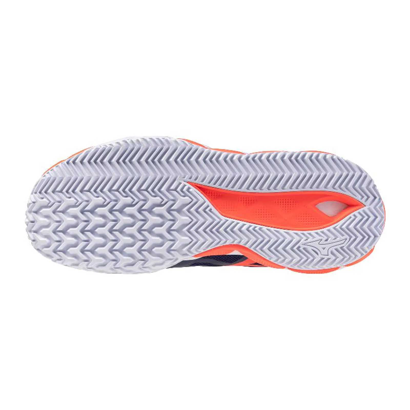 Scarpe Mizuno Wave Enforce Tour 2 Clay Blu Arancione - immagine 2