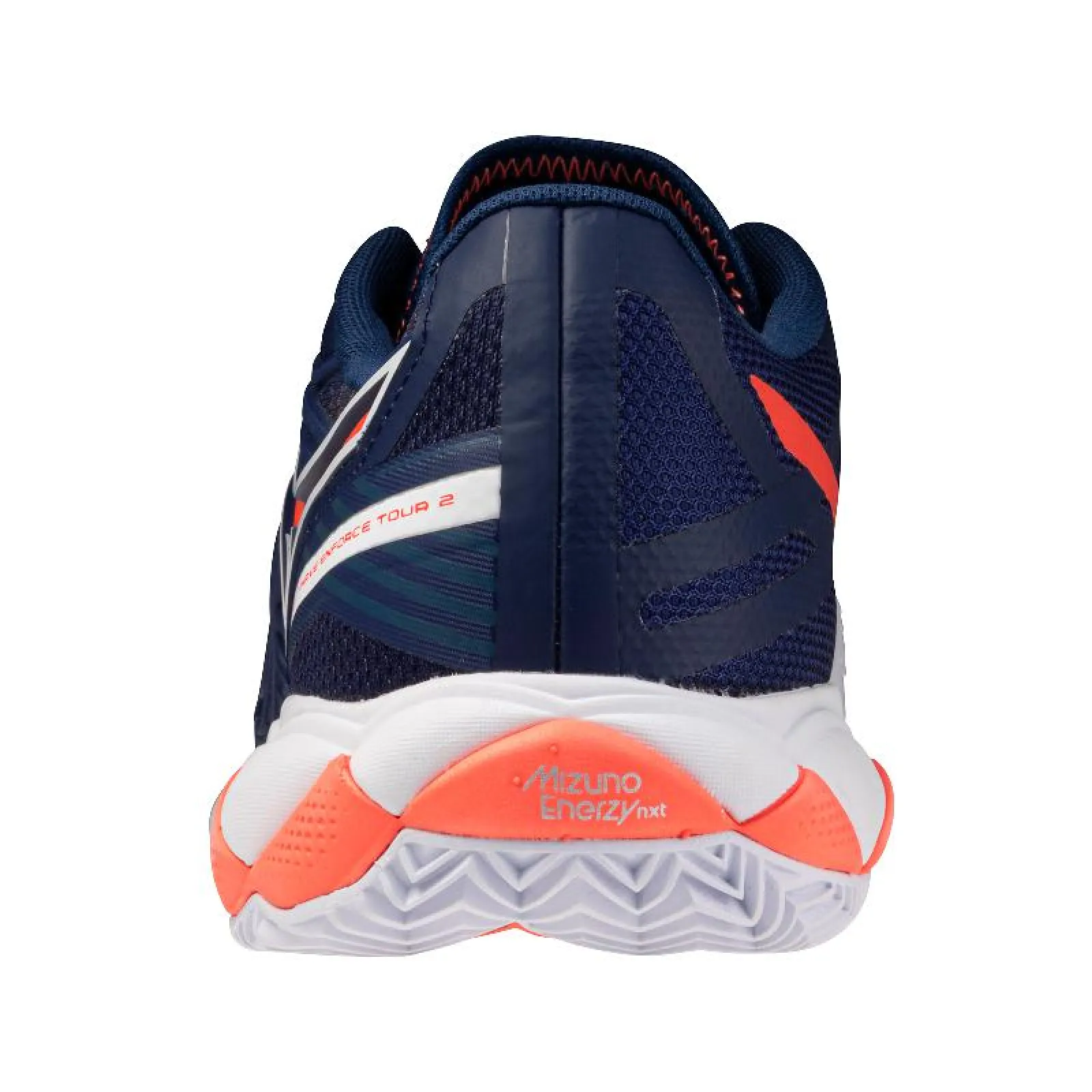 Scarpe Mizuno Wave Enforce Tour 2 Clay Blu Arancione - immagine 5