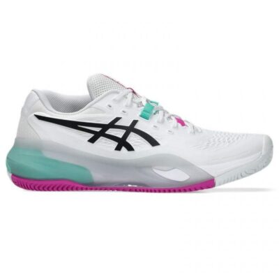 Scarpe Asics Gel Resolution X Clay Bianco Verde Aurora