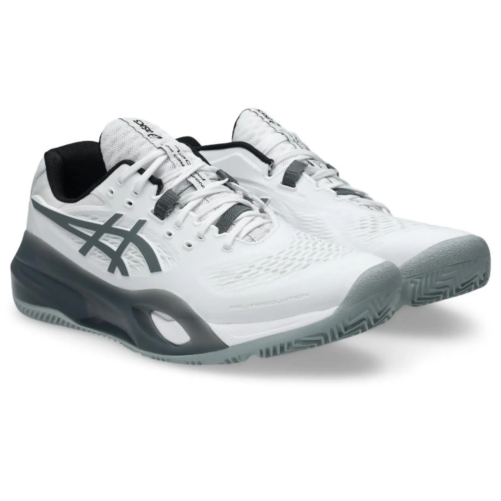 Scarpe Asics Gel Resolution X Clay Bianco Grigio - immagine 4