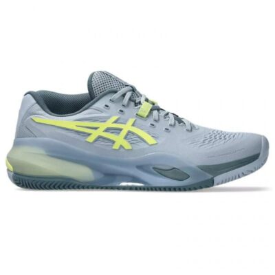 Scarpe Asics Gel Resolution X Clay Grigio Blu Pistacchio