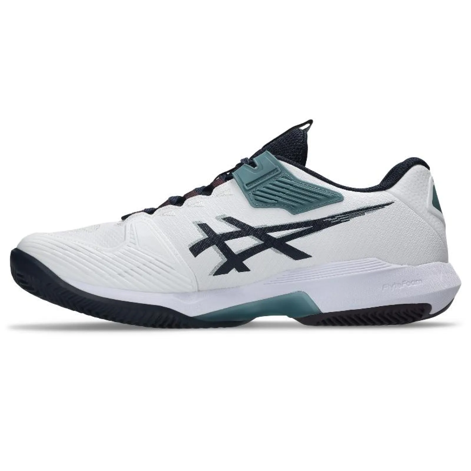 Scarpe Asics Solution Speed FF 4 Clay Bianco Blu - immagine 3