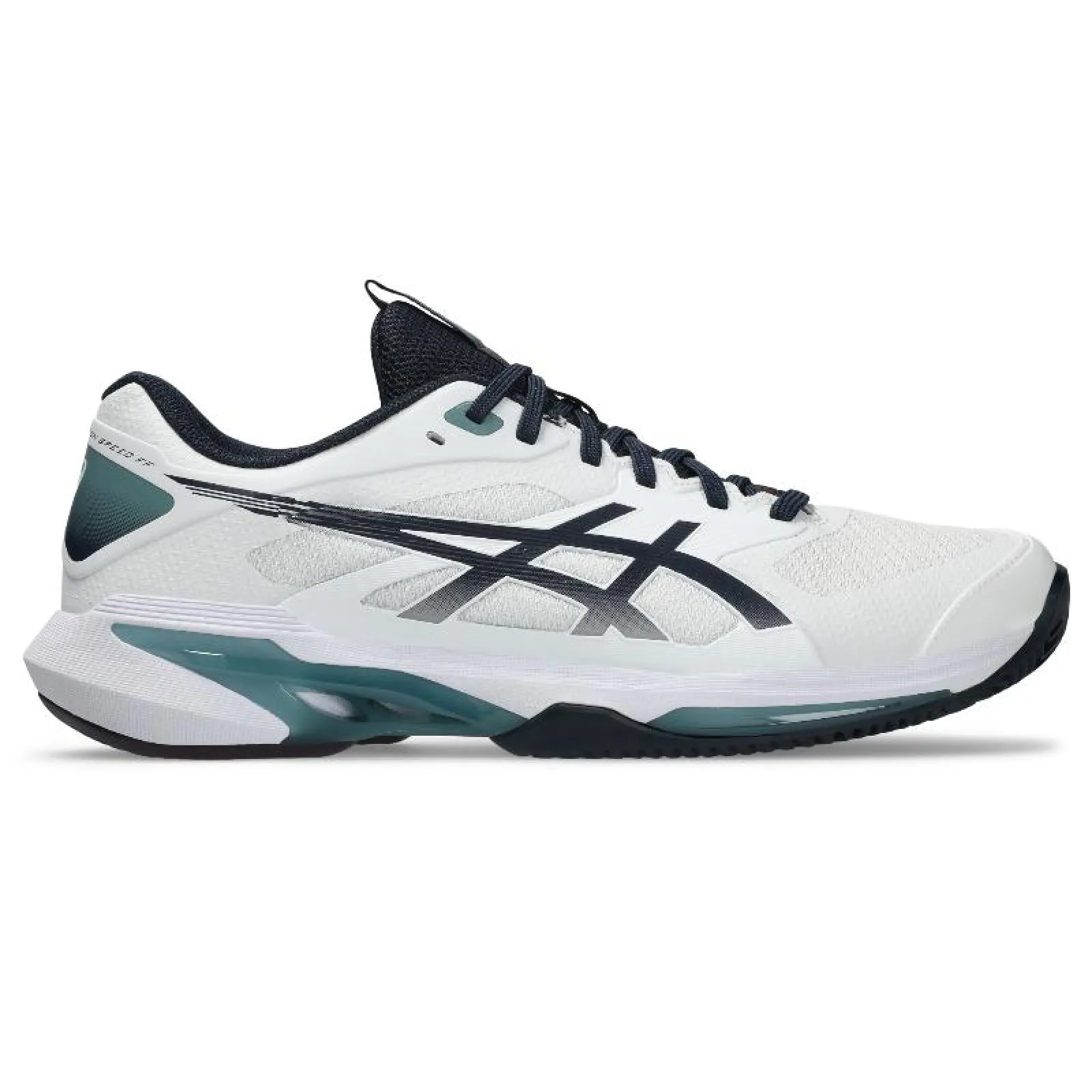 Scarpe Asics Solution Speed FF 4 Clay Bianco Blu