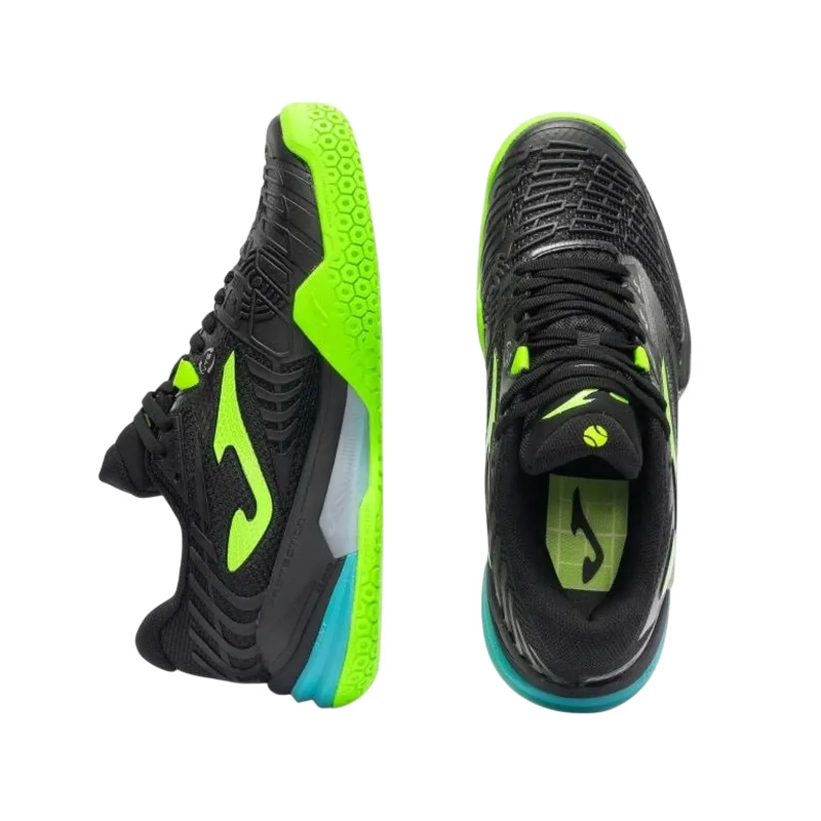 Scarpe Joma Roland 2601 Nero Giallo Fluor - immagine 2